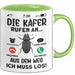 Käfer Liebhaber Tasse Geschenk Die Käfer Rufen An Geschenkidee Becher Grün Trendation