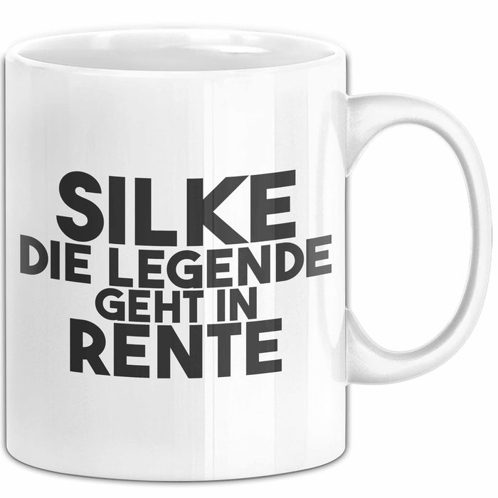 Silke Tasse Silke – Die Legende Geht In Rente Geschenk
