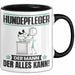 Hundepfleger Tasse Geschenk für Hundepfleger Der Mann Der Alles Kann Geschenkidee zum Geburtstag Schwarz Trendation