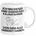 Kajakfahrer Geschenk Tasse Lustige Geschenkidee Geburtstag für Kajakfahrer Ich Bin Dieser Legendäre Kajakfahrer Von Dem Alle Geredet Haben Kaffee-Becher Weiß Trendation