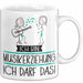 Geschenk für Musikerziehung Tasse Lustige Geschenkidee Geburtstag Ich Bin Musikerziehung Ich Darf Das Weiß Trendation