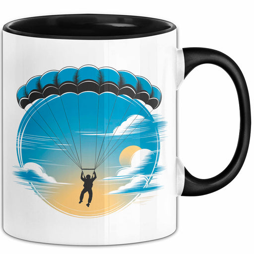 Fallschirmspringer Tasse Geschenkidee Freifall Süchtiger Geschenkidee Lustig Trendation