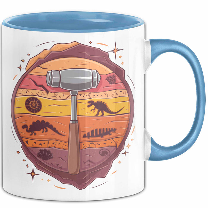 Geologe Tasse Geschenk Lustige Geschenkidee Spruch Für Erd Entdecker Blau Trendation