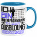 Hotelfachmann Ausbildung Tasse Geschenk Ich Bin Hotelfachmann In Der Ausbildung Ich Darf Das Geschenkidee Spruch Blau Trendation