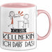 Geschenk für Kellnerin Tasse Lustige Geschenkidee Geburtstag Ich Bin Kellnerin Ich Darf Das Rosa Trendation