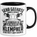 Klempner Tasse Geschenk Männer Geschenkidee Sehr Geehrte Damen Und Herren Trendation
