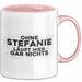 Stefanie Tasse Ohne Stefanie Laeuft Hier Gar Nichts Geschenk Rosa Trendation