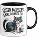 Sarkastische Katze Tasse Geschenkidee Guten Morgen Ganz Dünnes Eis Trendation