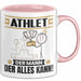 Athlet Tasse Geschenk für Athlet Der Mann Der Alles Kann Geschenkidee zum Geburtstag Rosa Trendation