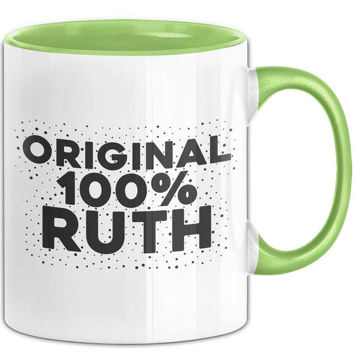 Ruth Tasse Original 100% Ruth Geschenk Grün Trendation