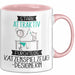 Katzenspielzeug-Designerin Tasse Geschenk Becher Stark Attraktiv Furchtlos Katzenspielzeug-Designerin Lustige Geschenkidee Rosa Trendation