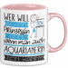 Aquarianerin Tasse Geschenk Spruch Wer Will Schon Prinzessin Sein Wenn Man Auch Aquarianerin Sein Kann Rosa Trendation