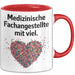 Medizinischer Assistent Arzt Tasse Geschenk Lustige Geschenkidee Spruch Medizinische Fachangestellte Mit Viel Heart Rot Trendation