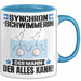 Synchronschwimmerin Tasse Geschenk für Synchronschwimmerin Der Mann Der Alles Kann Geschenkidee zum Geburtstag Blau Trendation