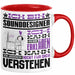 Sounddesigner Geschenk Tasse Geschenkidee für Sounddesigner Geburtstag Lustig Ich Bin Sounddesigner Ich Kann Es Dir Erklären Aber Nicht Für Dich Verstehen Rot Trendation