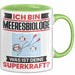 Meeresbiologe Tasse Geschenk für Meeresbiologe Geburtstag Lustiger Spruch Kaffee-Becher Was Ist Deine Superkraft Grün Trendation
