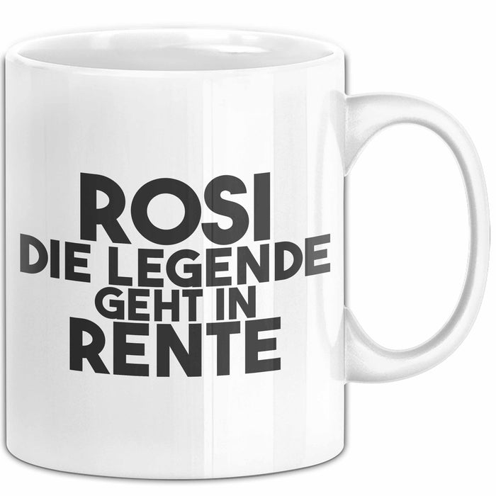 Rosi Tasse Rosi – Die Legende Geht In Rente Geschenk