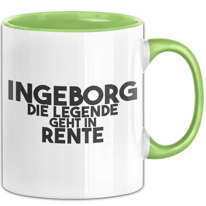 Ingeborg Tasse Ingeborg – Die Legende Geht In Rente Geschenk