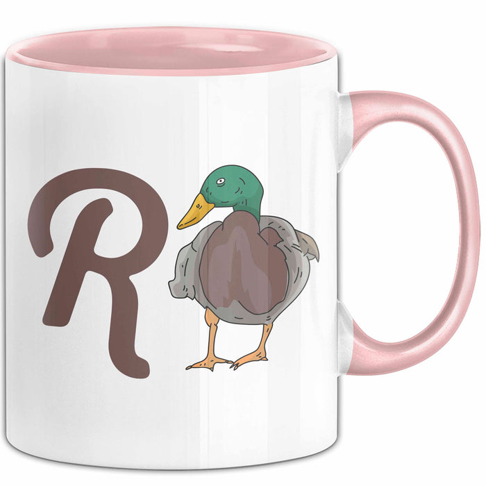 Rentner Pensionär Sarkasmus Ente Tasse Geschenk Lustige Geschenkidee Spruch Rosa Trendation