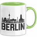 Berlin Tasse Geschenk Stadt Deutschland Hauptstadt Becher Grün Trendation