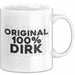 Dirk Tasse Original 100% Dirk Geschenk Weiß Trendation