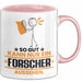 Forscher Geschenk Tasse So Gut Kann Nur Ein Forscher Aussehen Geschenkidee Kaffee-Becher Rosa Trendation