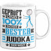 Judoka Geschenk Lustiger Spruch für Judoka Geschenkidee Bester Judoka Der Welt Weiß Trendation