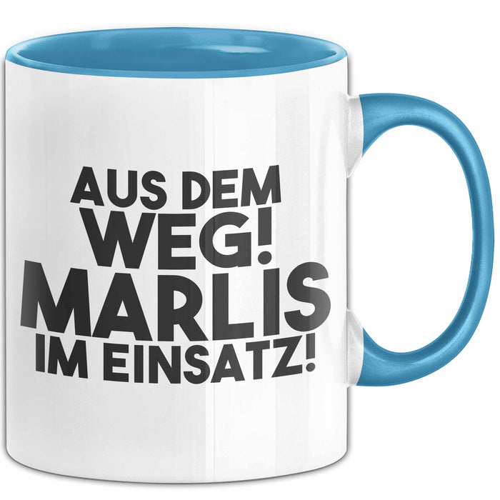 Marlis Tasse Aus Dem Weg! Marlis Im Einsatz! Geschenk