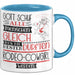 Rodeo-Cowgirl Geschenk Becher Tasse Gott Schuf Alle Menschen Gleich Nur Die Besten Durfeten Rodeo-Cowgirl Werden Geschenkidee Lustig Blau Trendation