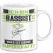Bassist Tasse Geschenk für Bassist Geburtstag Lustiger Spruch Kaffee-Becher Was Ist Deine Superkraft Weiß Trendation