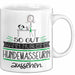 Hundemasseurin Geschenk Tasse So Gut Kann Nur Eine Hundemasseurin Aussehen Geschenkidee Geburtstag Weihnachten Lustig Weiß Trendation