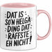 Helga Tasse Geschenk Dat Is So'n Helga Ding Dat Raffste Eh Nicht Geschenkidee Becher mit Name Rosa Trendation