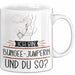 Bungee-Jumperin Tasse Geschenk Ich Bin Bungee-Jumperin Und Du So Geschenkidee Lustiger Spruch Becher Weiß Trendation
