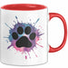 Hund Tierliebhaber Tasse Geschenk Lustige Geschenkidee Spruch Rot Trendation