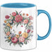 Florist Tasse Geschenkidee für Blumenliebhaber Spruch Blau Trendation