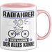 Radfahrer Tasse Geschenk für Radfahrer Der Mann Der Alles Kann Geschenkidee zum Geburtstag Rosa Trendation