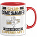 Comic-Sammler Tasse Geschenk für Comic-Sammler Geburtstag Lustiger Spruch Kaffee-Becher Was Ist Deine Superkraft Rot Trendation