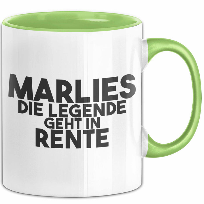 Marlies Tasse Marlies – Die Legende Geht In Rente Geschenk