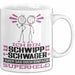 Schwippschwager Geschenk Tasse Ich Bin Schwippschwager Aber Sag Doch Einfach Superheld Lustige Geschenkdiee für Schwippschwager Kaffee-Becher Weiß Trendation