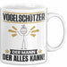 Vogelschützer Tasse Geschenk für Vogelschützer Der Mann Der Alles Kann Geschenkidee zum Geburtstag Weiß Trendation