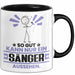 Sänger Geschenk Tasse So Gut Kann Nur Ein Sänger Aussehen Geschenkidee Kaffee-Becher Schwarz Trendation