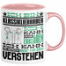 Klassikliebhaber Geschenk Tasse Geschenkidee für Klassikliebhaber Geburtstag Lustig Ich Bin Klassikliebhaber Ich Kann Es Dir Erklären Aber Nicht Für Dich Verstehen Rosa Trendation