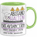 Breakdancerin Tasse Geschenk Lustig Abstand Halten Hochleistungs-Breakdancerin Mit Drang Zur Perfektion Bei Der Arbeit Grün Trendation