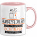 Hundepflegerin Weil Es Keinen Schöneren Beruf Gibt Tasse Geschenk für Eine Hundepflegerin Lustig Rosa Trendation