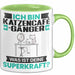 Katzencafégänger Tasse Geschenk für Katzencafégänger Geburtstag Lustiger Spruch Kaffee-Becher Was Ist Deine Superkraft Grün Trendation