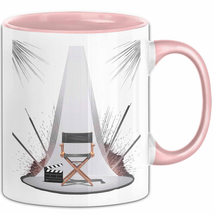 Film Regisseur Tasse Geschenk Lustige Geschenkidee Spruch Für Film Macher Rosa Trendation