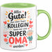 Oma Tasse Geschenkidee Beste Kollegin Oma Geschenk Grün Trendation