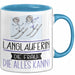 Langläuferin Geschenk Tasse Becher Die Frau Die Allen Kann Geschenkidee für eine Langläuferin Lustig Blau Trendation