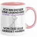 Stand-Up-Paddler Geschenk Tasse Lustige Geschenkidee Geburtstag für Stand-Up-Paddler Ich Bin Dieser Legendäre Stand-Up-Paddler Von Dem Alle Geredet Haben Kaffee-Becher Rosa Trendation