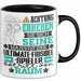 Ultimate-Frisbee-Spieler Geschenk Tasse Lustiger Spruch Erheben Sie Sich Der Ultimate-Frisbee-Spieler Betritt den Raum Schwarz Trendation